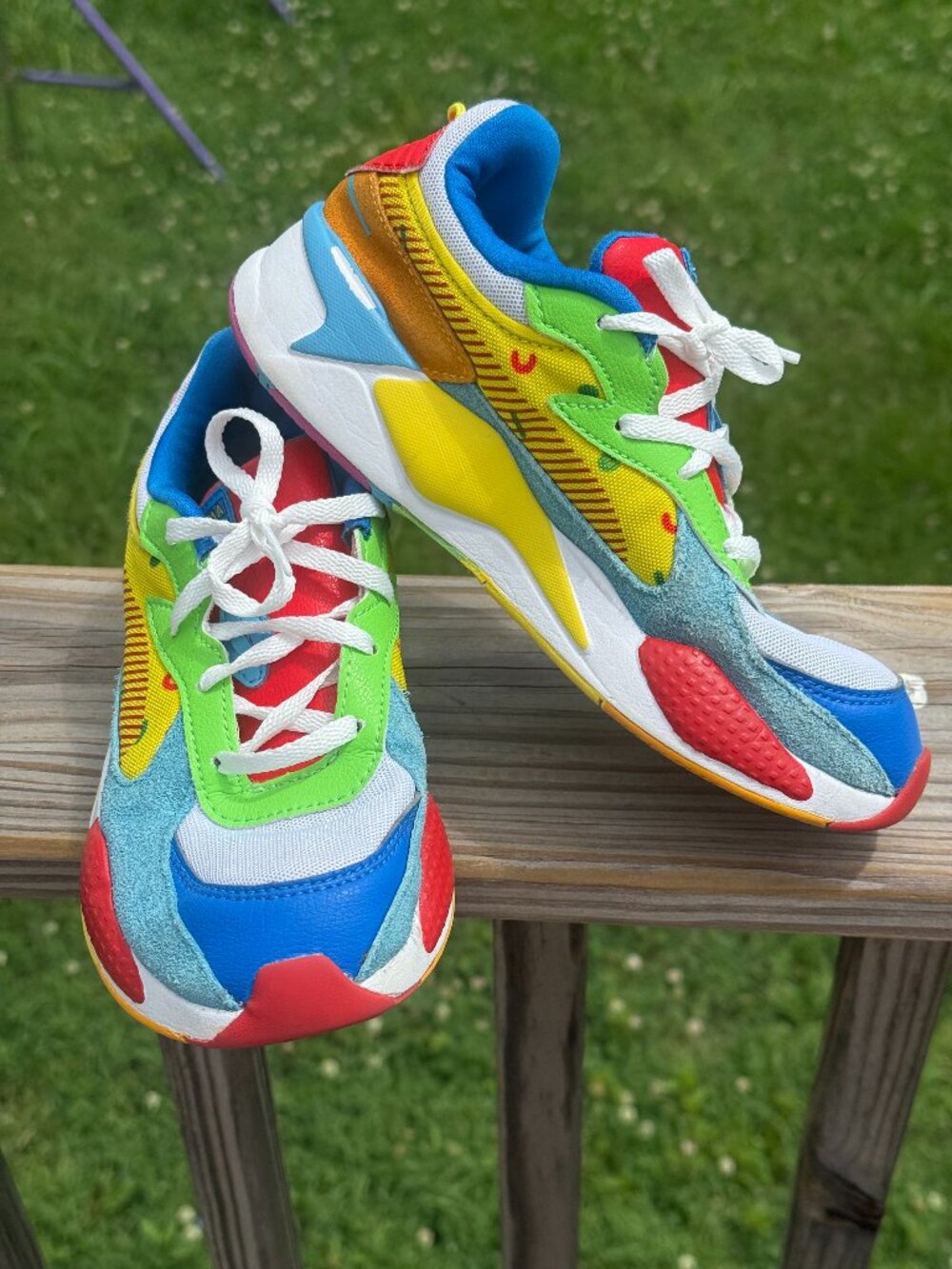 Puma RS-X Cocomelon Kids Sneakers 3.5 Colorblock Y2K Retro Runner Shoe 3810